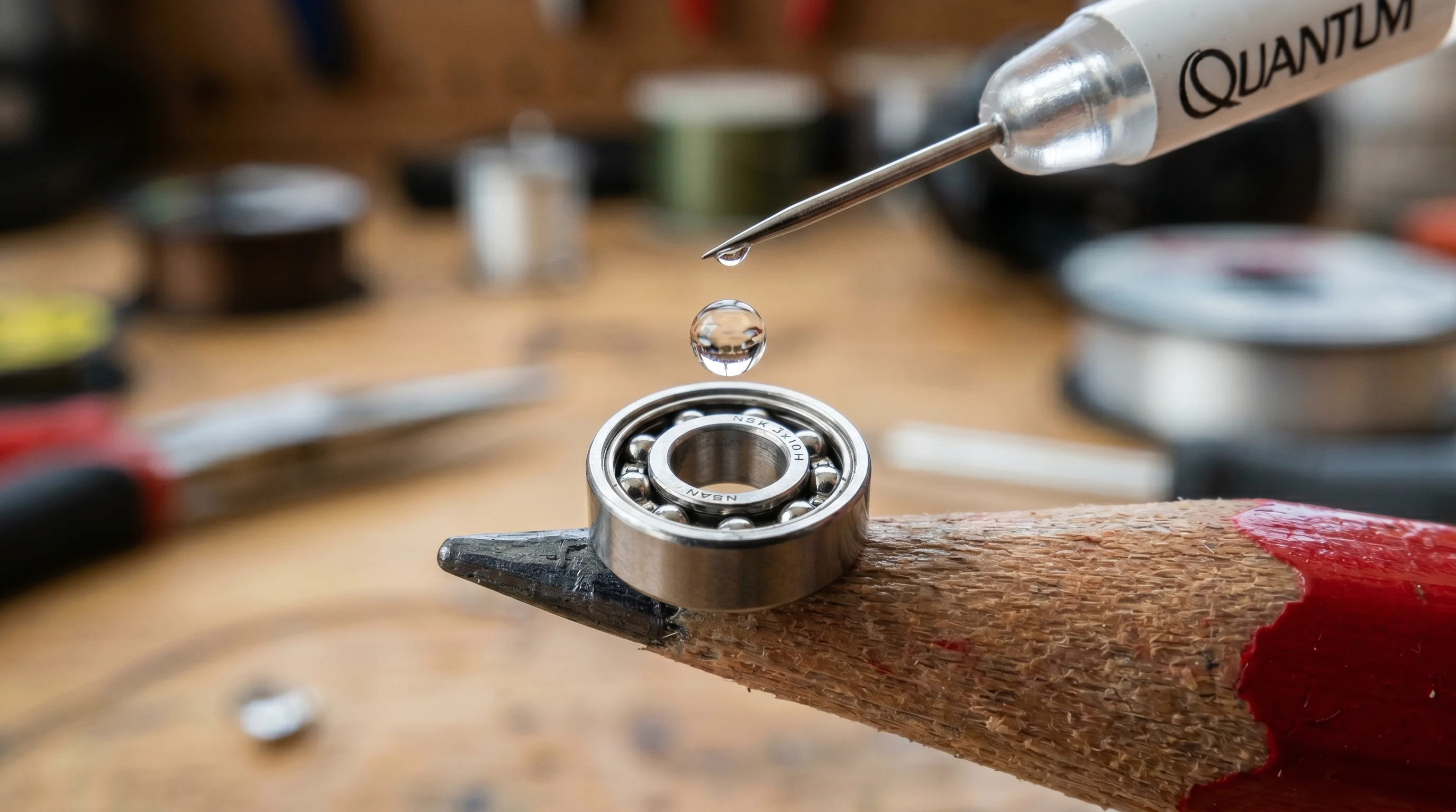 Lubricating high speed spool bearings on a baitcasting reel
