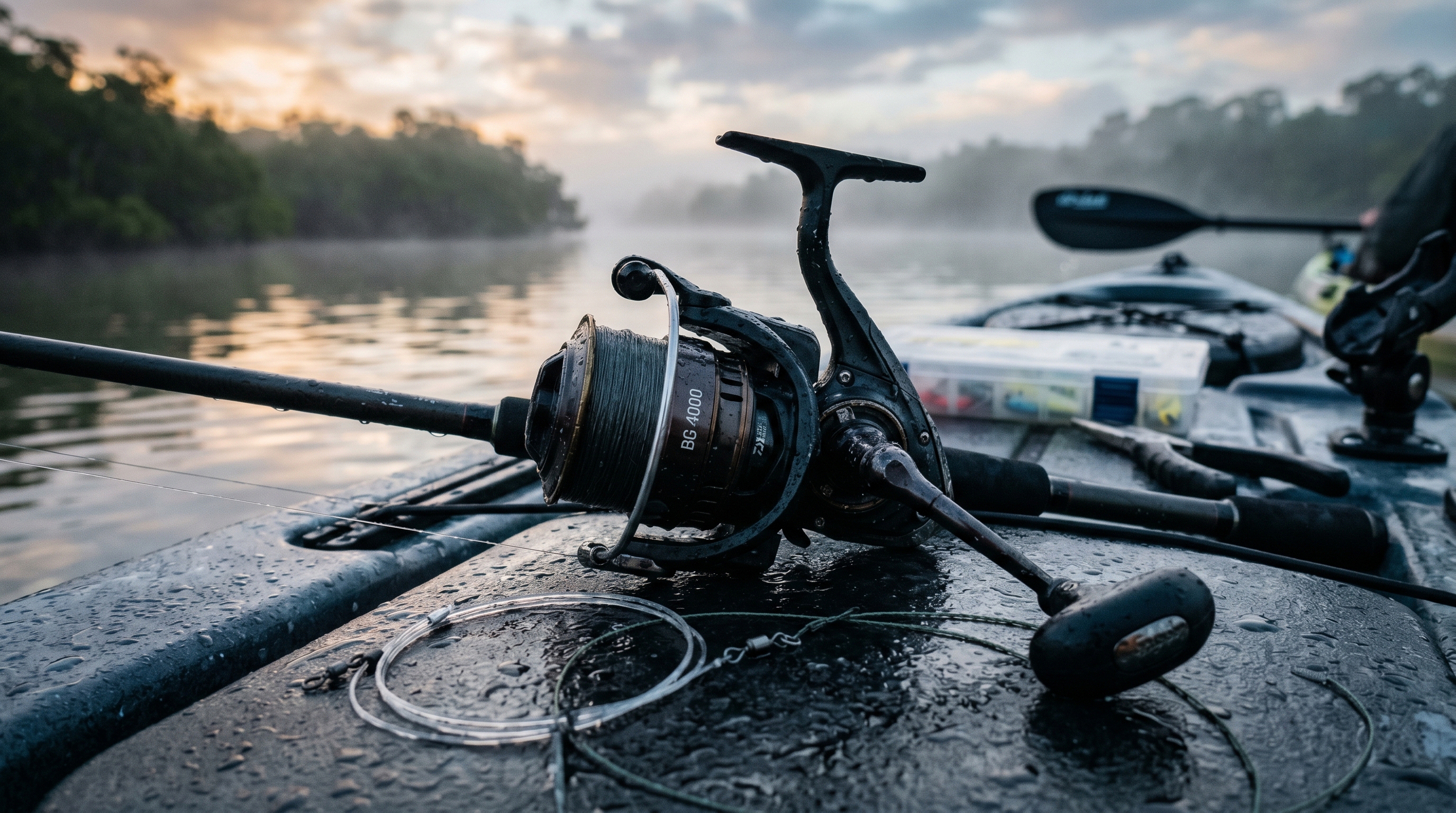 Daiwa BG Spinning Reel lifestyle shot