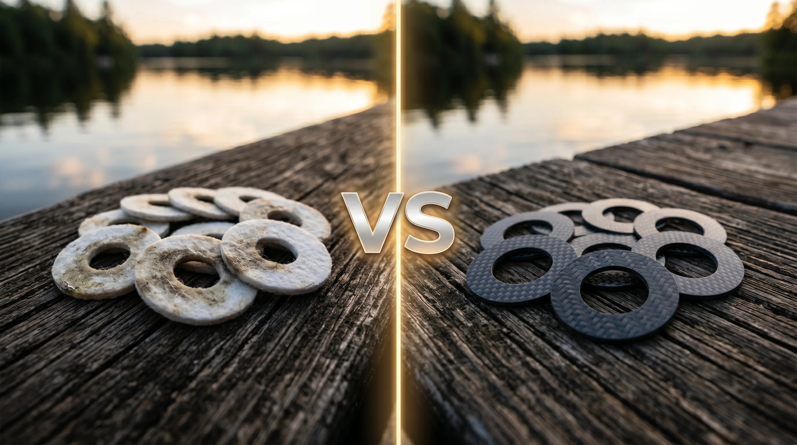 Felt vs. Carbon Fiber Drag Washers