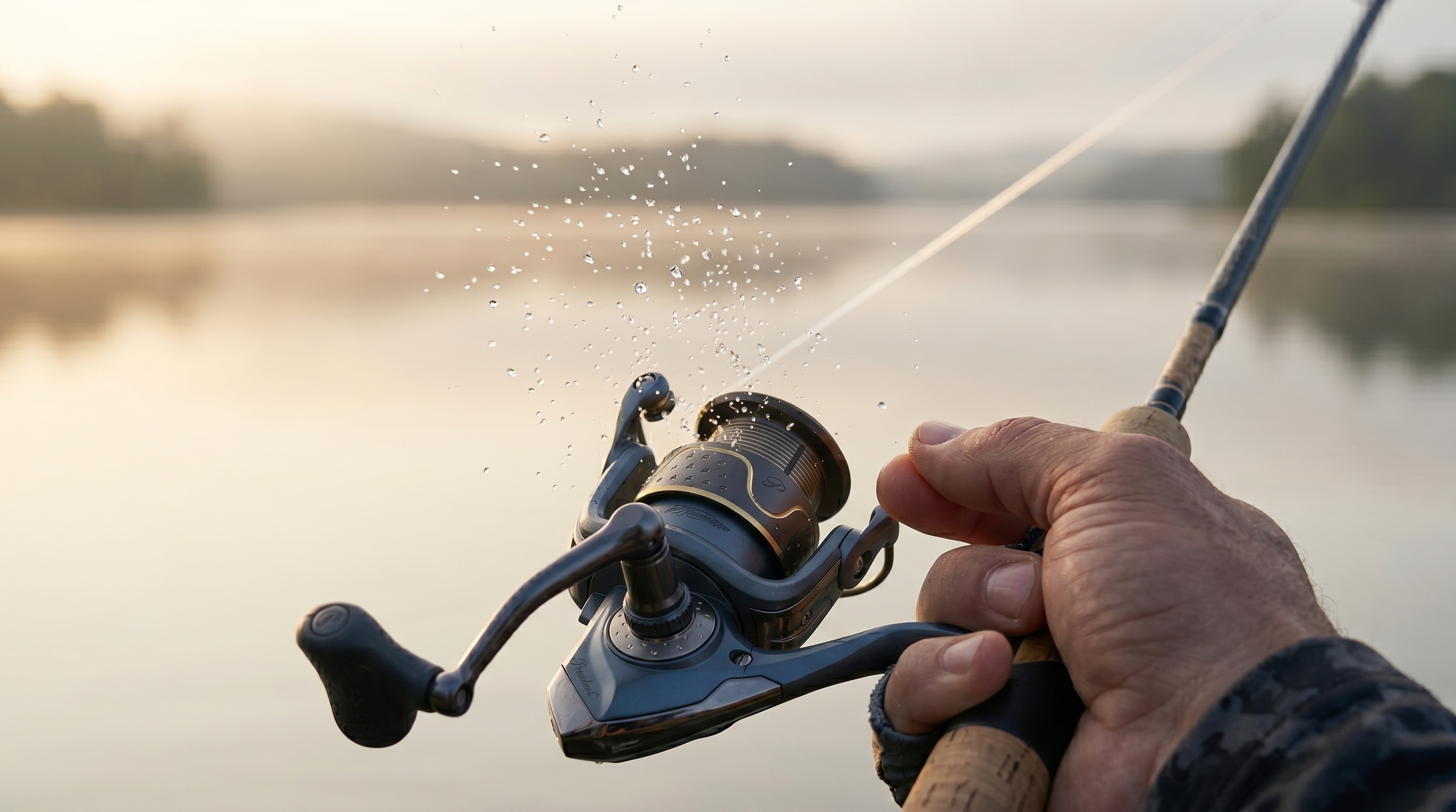 Pflueger President handling high-shutter speed action
