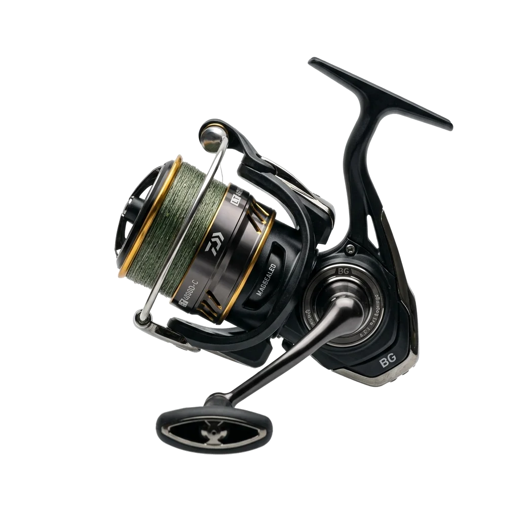 High-performance fishing reel with carbon matrix drag