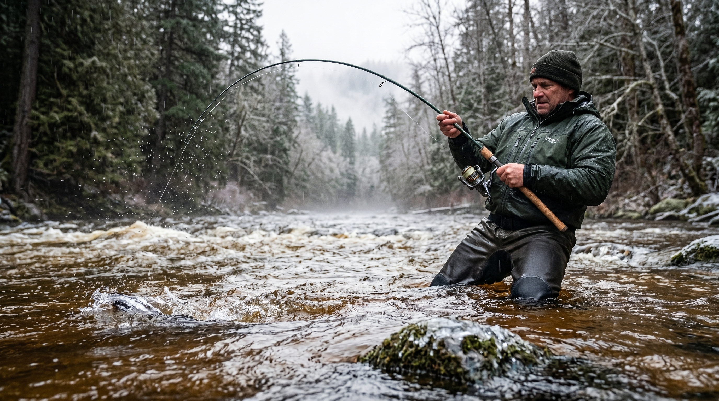 St. Croix Triumph Salmon & Steelhead action field test