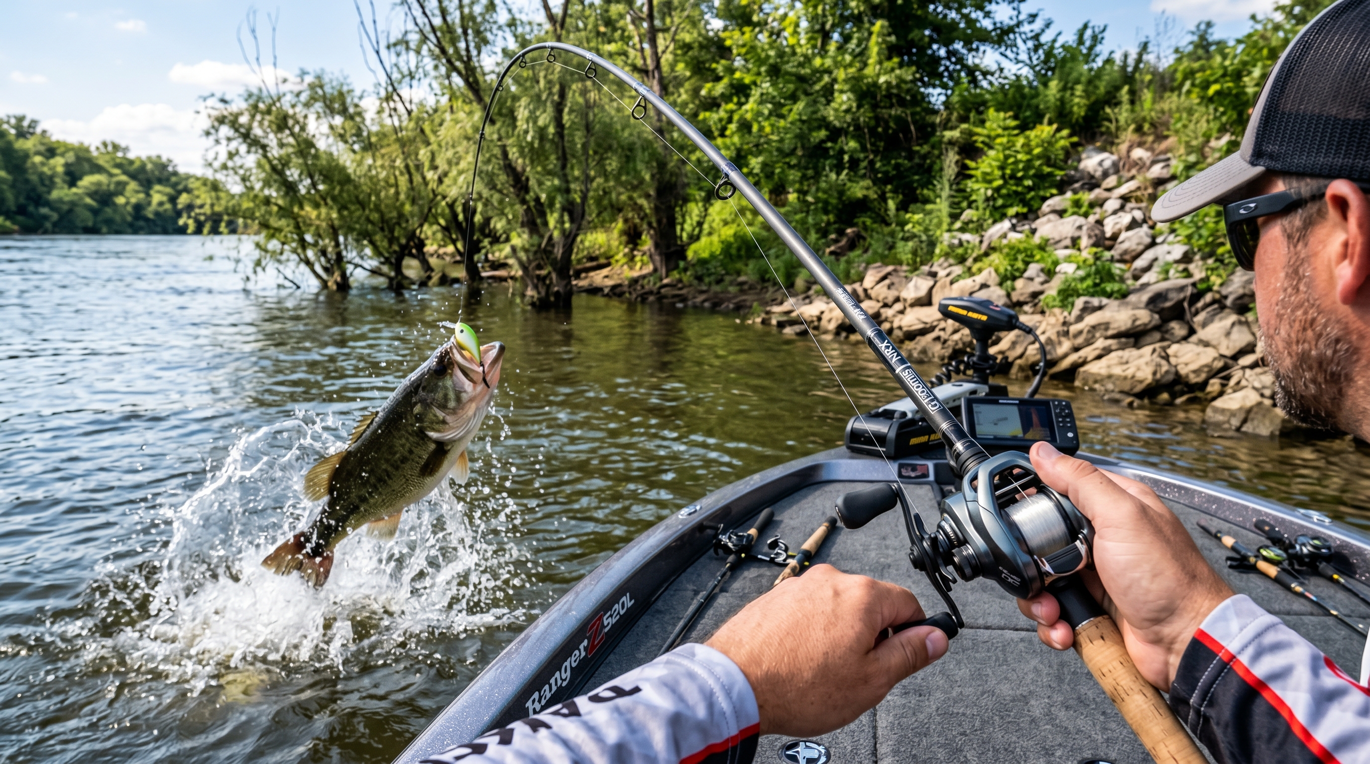 Strike King KVD Crankbait rigged on a baitcasting outfit