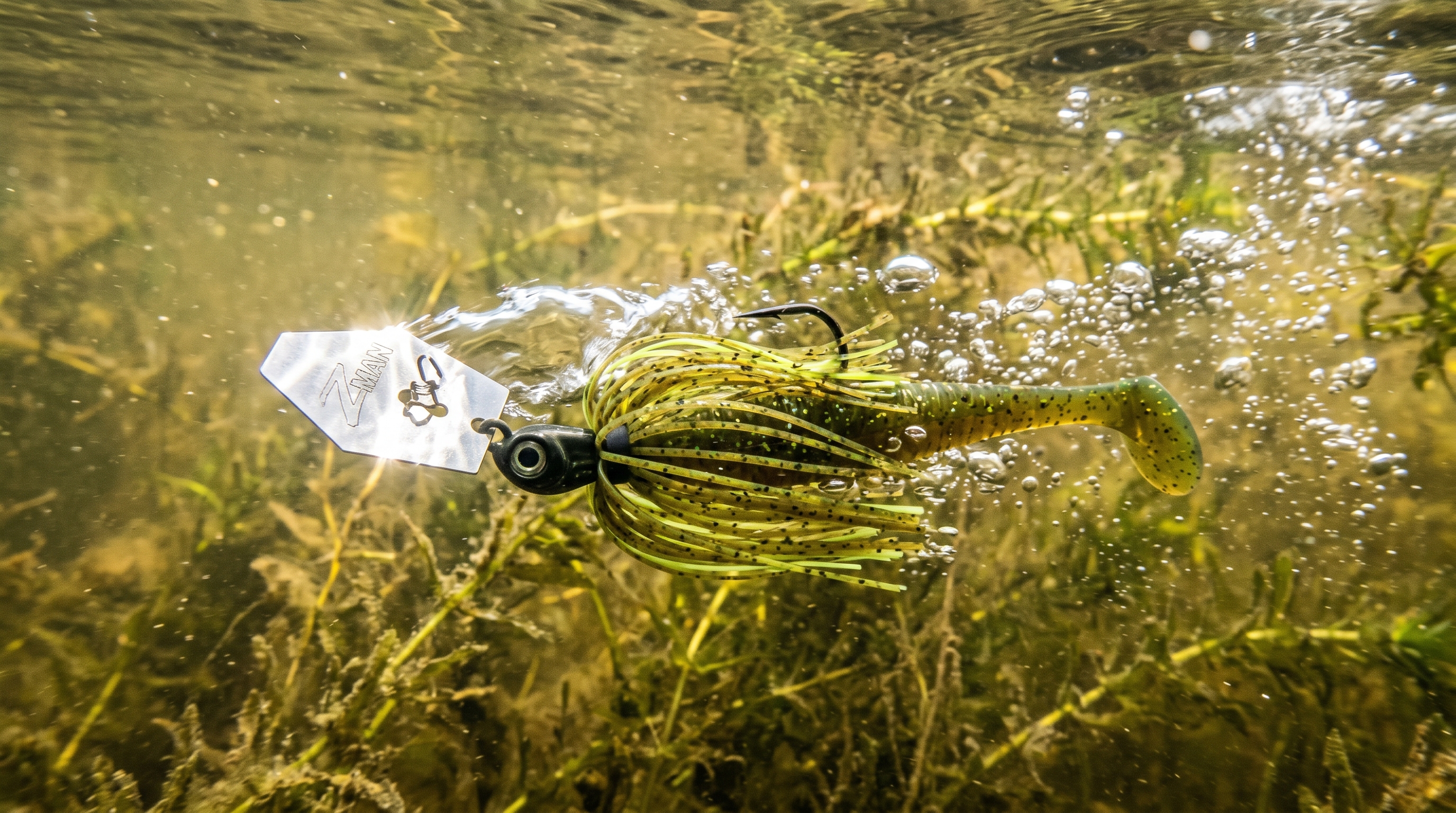 Z-Man Chatterbait Underwater Action